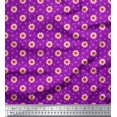 thumbnail image 1 of Soimoi Rayon Fabric Artistic Floral Print Fabric by the Yard 42 Inch Wide, 1 of 3