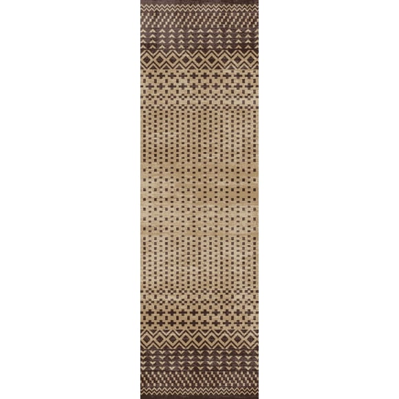 Tapis de couloir Forli de Home Decor Inc. – 61 x 152 cm, marron, élégant et résistant pour les couloirs, les entrées et les espaces intérieurs, adapté à tous les âges.