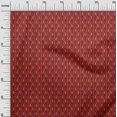 thumbnail image 2 of oneOone Cotton Poplin Fabric Leaves & Paisley Block Print Fabric BTY 42 Inch Wide, 2 of 4