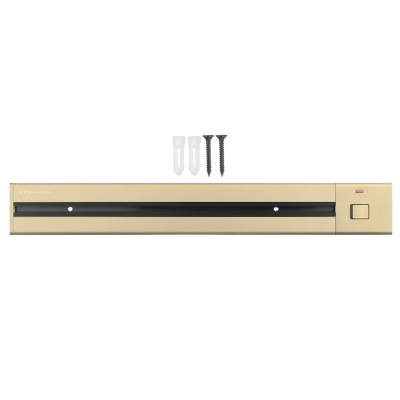 Amdohai Electrical Outlet Track Surface Mounted Power Outlet Track 60cm Aluminum Alloy Kitchen Sockets Track Wall Outlet Extension Sliding Rail Works with Movable Power Outlet