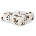 thumbnail image 1 of Cute Cartoon Snoopy Flannel Blanket Lunch Break Sofa Decoration Blanket, 1 of 1
