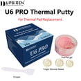 thumbnail image 2 of Thermal Putty U6 PRO UX PRO Ultra For VGA GPU IC Processor Rapid Cooling Thermal Pad Replacement Heat Blocking Putty U6 PRO 10g, 2 of 6