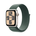 thumbnail image 1 of Open Box - Apple Watch SE (GPS) 40mm Starlight Aluminum Case – Lake Green Sport Loop, Smartwatch with Fitness Tracking & Heart Rate Monitor, 1 of 3