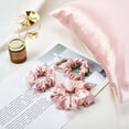 thumbnail image 3 of Gift Set: Pure Mulberry Silk Pillowcase, Eye Mask And Scrunchies, 3 of 8