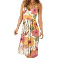 thumbnail image 2 of TJAZFJPA Robe Cocktail Noire Femme Robe d'Été Décontractée Sans Manches Robe de Plage Col Rond Robe Imprimée Robe en Latex pour Femmes Sexy Robes Formelles pour Mariage, 2 of 7