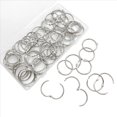 thumbnail image 1 of 120 PCS Loose Leaf Binder Rings 1-Inch Office Book Rings, Plated Steel Binder Rings, Key Rings, Metal Book Rings, 1 of 7