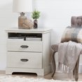 thumbnail image 1 of South Shore Avilla 2-Drawer Nightstand - End Table with Storage for Adult, in Winter Oak, 1 of 11