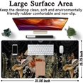 thumbnail image 5 of Cute Forest Witch Magic Mushroom Desk Mat Black Large Extended Mouse Pad XXL Desk Pad Gaming Mousepad Keyboard Mouse Mat for Computer Laptop 31.5''''X15.7'''' Non-Slip Rubber Base with Stitched Edges, 5 of 5