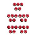 thumbnail image 3 of Wweixi 5pcs/set Artificial Lotus Realistic Appearance Easy To Clean Long-lasting peach red 5Set, 3 of 6