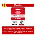 thumbnail image 2 of Canon PG-240XXL Black Ink Cartridge, Extra High-Yield, 2 of 5