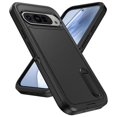 thumbnail image 2 of for Google Pixel 9 Case, Google Pixel 9 Phone Case with Built in Kickstand, Shockproof/Dustproof/Drop Proof Heavy Duty Military-Grade Rugged Protective Cover for Google Pixel 9,Black, 2 of 9