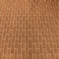 thumbnail image 1 of Ahgly Tapis d'Intérieur Lavable en Machine Carré Orange Transitionnel, 5 Pieds Carré, 1 of 7