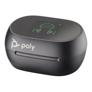Poly Voyager Free 60+ UC M - True wireless earphones with mic - in-ear - Bluetooth - active noise canceling - carbon black