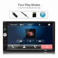 thumbnail image 3 of YOPTOP Double Din Car Stereo-7 inch Touch Screen double din car radio,Compatible with BT TF USB MP5/4/3 Player FM ,Support Backup Rear View Camera, Mirror Link ,Caller ID, Upgrade The Latest Version, 3 of 7
