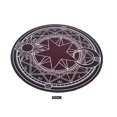 thumbnail image 4 of Transemion 1/2/3/5 Polyester Cartoon Room Rug - Odorless Hypoallergenic Non-skid Particles Skin-friendly Round Carpet White Line Starts 60cm 1 Pc, 4 of 6