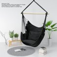 thumbnail image 3 of Hanging Hammock Chair, 39.4x51.2in Outdoor Swing Chair Foldable Up To 330lbs  For Mountain Trips, 3 of 8