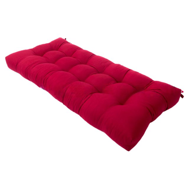 relayinert Coussin Antidérapant Confort Fiable pour Toute Chaise Toucher Premium Excellent Coussin d'Allumage Coussin de Banc Rouge