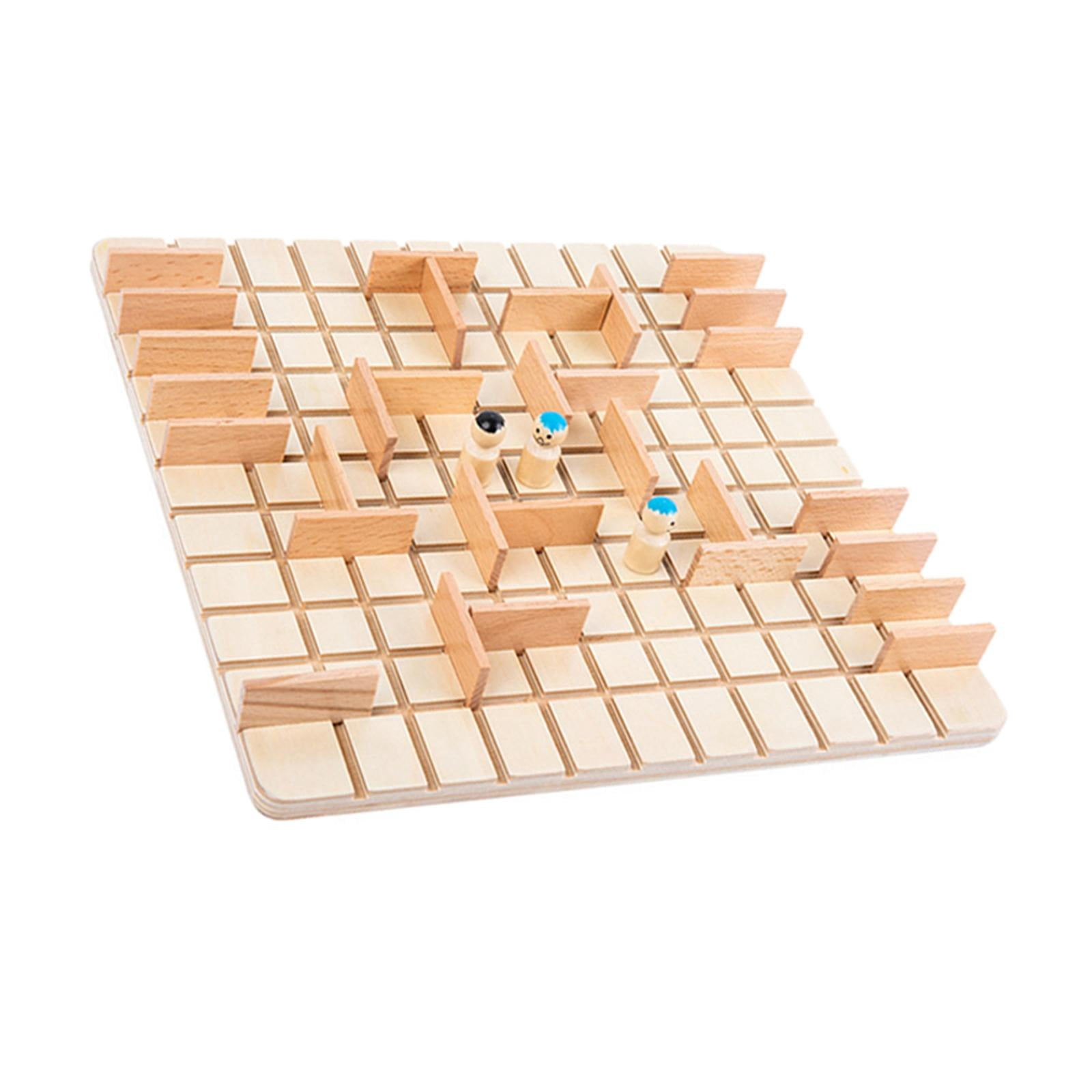 Wooden Board Game Challenge Toy Logical Thinking Puzzle Teaser Game Fun Abstract Strategy Game for 2~ Adults