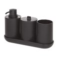 thumbnail image 2 of iDesign 28737ES Ensemble d'Accessoires de Salle de Bain 4 Pcs, Noir Mat, 2 of 4