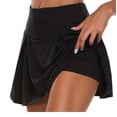 thumbnail image 4 of Jupe-pantalon d'Été pour Femmes Dames Tenue de Plage Décontractée Shorts Jupes Robe Mini, 4 of 5