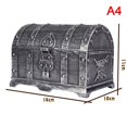 thumbnail image 4 of 1pc Retro Treasure Box with Lock Toys for Party Favors Props Decoration Pirate, 4 of 6