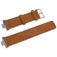 thumbnail image 3 of Soft Leather Band, Easy Install Flexble Perfect Fit Watch Wristbands Waterproof  For  Watch FIT Brown, 3 of 8