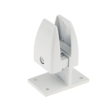 jinwen 1pc Office Desk Partition Bracket Hardware Plates Clip Clamp Holder White L L
