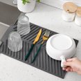thumbnail image 1 of Dvkptbk Draining Board Mat Folding Draining Mat Large Draining Pad Drainer Mat Pot Mat Dishwasher Safe Trivet Mat, 1 of 8
