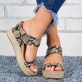 thumbnail image 4 of Sandale Décontractée pour Femmes à Bout Ouvert, Espadrilles à Plateforme Compensée avec Bride Élastique, 4 of 7