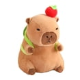 thumbnail image 1 of HILABEE Capybara Toy Cute Capybara Stuffed Animal 30cm Comfortable Kids Room Decor turtle light brown, 1 of 9