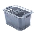 thumbnail image 1 of Kcavykas Clearance Sales Home Storage Organiser Fruit Vegetable Storage Containers for Fridge Draining Fresh Containers 3 in 1 Produce Storage Containers Large Organizer Bins with Lid & Colander, 1 of 2
