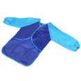 thumbnail image 1 of OULII Long Sleeved Painting Smock Apron For Blue Art Smock With Hook Loop Closure For Ages For Painting Crafts And, 1 of 5
