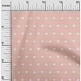 thumbnail image 1 of oneOone Cotton Cambric Fabric Dot & White Heart Printed Craft Fabric BTY 56 Inch Wide, 1 of 4