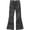 Black, variant on Loose Fit Jeans For Men Flare Leg Fashion Personality Design Denim Pants Casual Solid Color Outdoor Hiking Pants Fall With Pocket