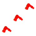 thumbnail image 2 of Decodeary Casquette Polyvalente en Caoutchouc Durable pour Moto pour Accessoire Rouge 3Set, 2 of 6