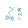 thumbnail image 3 of INSPIRE CHIC Accessoires de Nœud Papillon pour Homme Sangle Ajustable Formel Uni Smoking Pré-Noué Bleu Ciel, 3 of 5