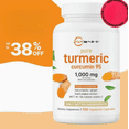 thumbnail image 1 of Turmeric Supplement Capsules – 120 Count, Daily Herbal Supplement for General Wellness Support, Makeup Organizers, 1 of 7