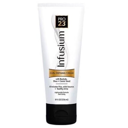 INFUSIUM 23 Crème pour Cheveux Définissant les Boucles - Élimine les Frisottis et Ajoute une Brillance Rebondissante 8oz., Blanc