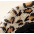 thumbnail image 4 of LinYooLi Trendy Winter Unisex Bucket Hats Leopard Warm Soft Fluffy Fisherman Hat Travel Outdoor, 4 of 5