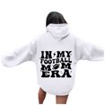 thumbnail image 1 of WEAIXIMIUNG Sweat à Capuche pour Enseignant 3X, Imprimé Lettre de Football pour Femmes (Style 3), 1 of 5