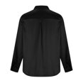 thumbnail image 3 of Birdeem Hauts pour Femmes Chemise à Simple Boutonnage à Manches Longues Hauts Chemise Ample à Col Chemisier, 3 of 8