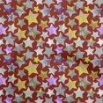 thumbnail image 1 of oneOone Cotton Poplin Maroon Fabric Galaxy Sewing Craft Projects Fabric Prints By Yard 56 Inch Wide, 1 of 4