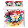 thumbnail image 1 of Soccer Duvet Cover Set 3D Printed Quilt Cover Set with 2 Pillowcases, 1 of 6