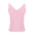 thumbnail image 3 of AherBiu Tank Top for Women V Neck Solid Color Sleeveless Comfy Backless Loose Fitting Basic Camis Tshirts, 3 of 6