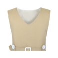 thumbnail image 4 of Robe Fille Kaki Bouton Dos Uniforme Scolaire Ourlet Plissé 14 Ans, 4 of 7