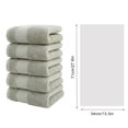 thumbnail image 3 of Fridja Ultra Soft Cotton 5 Pack Hand Towel Set 14x28 Inch, Fit for use in Beach, Bathroom, Kitchen, Gym, Spa & General Cleaning, Soft Compact & Lightweight Multi Purpose Absorbent Hand Towels, 3 of 5