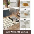thumbnail image 2 of Coffee Mat-Coffee Bar Accessories No Stains Absorbent Quick Drying Mat for Kichen Couner-Bar Mat Fit Coffee Station Table Maker Machine Pot Espresso Machine Dish Rack, 2 of 6