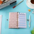 thumbnail image 2 of Jinsinto 2-Ring Clear Binder Covers, Personal A6 Transparent PVC Binder Cover Notebook Shell Round Ring Binder Cover, Refillable Loose Leaf Journal, 2 of 5