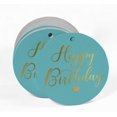 thumbnail image 2 of Inkdotpot Real Gold Foil Happy Birthday Tags Favor Hang Paper Tags 100 Pieces, 2 of 6