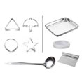 thumbnail image 2 of Iumwxz Kitchen Gadgets 11-Piece Baking Cake Candy Making Tools Stainless Steel Cutter Candy Making Tools Kitchen Utensil Set A Stainless Steel Deals on Home, 2 of 2
